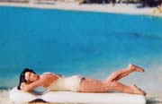janet in cream one-piece