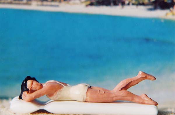 janet in cream one-piece